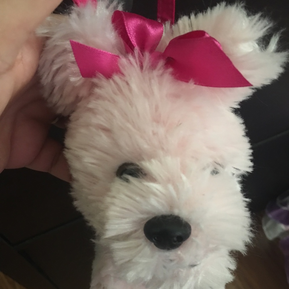 Pink dog purse